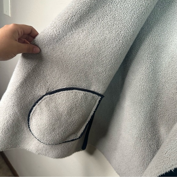 Splendid Mixed Media Teddy Wool Leather Wrap Jacket Size Small - Picture 5 of 8